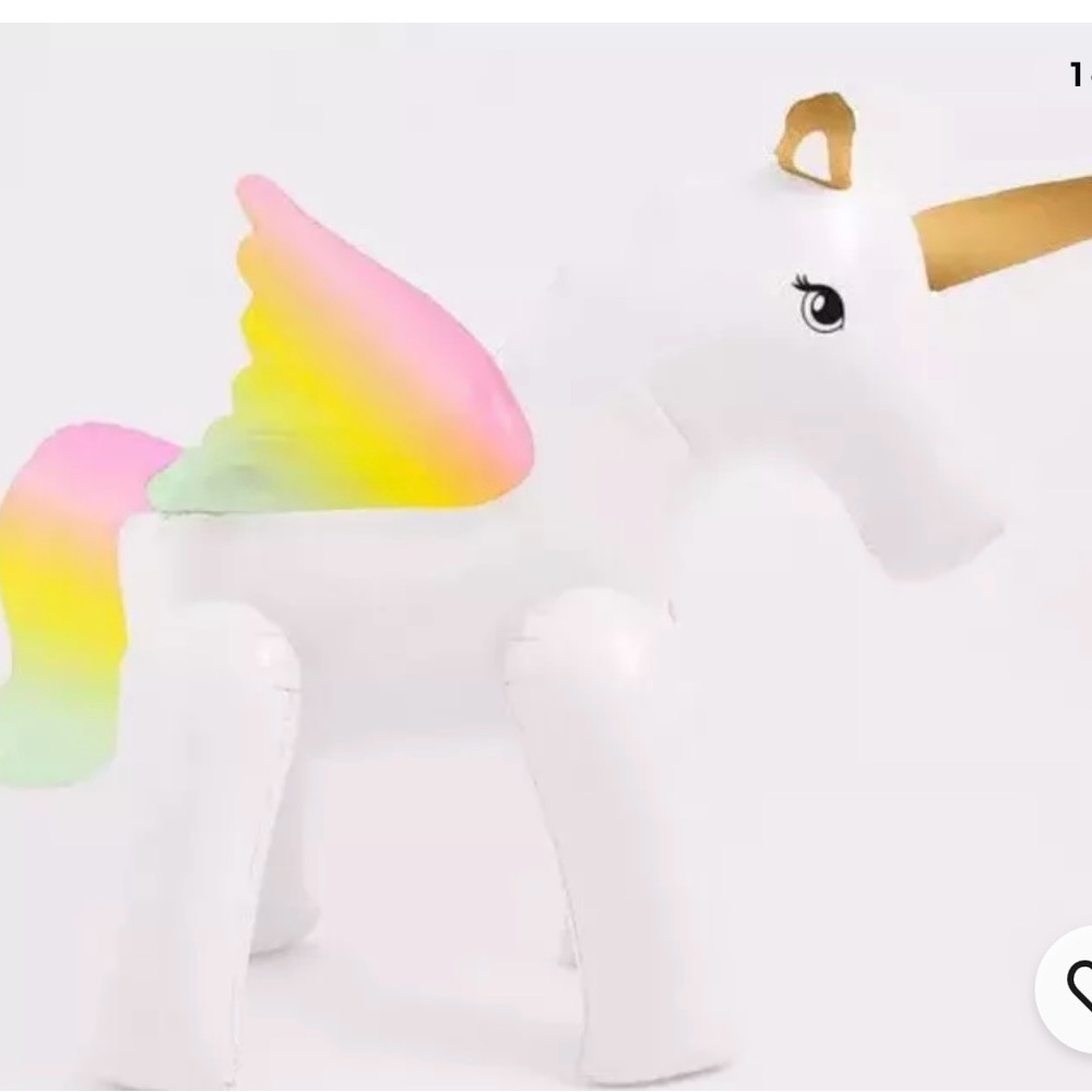 Inflatable sunny life  Unicorn with Rainbow 🌈 wings